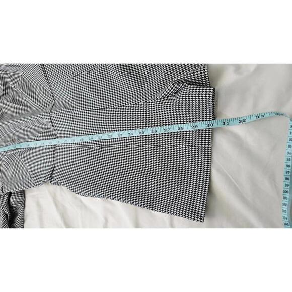 Express Black and White Houndstooth Long Sleeve Romper Size 2 NWT - Picture 7 of 10